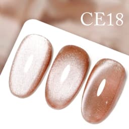 CANNI 18ml TPO Free Long Wear No-wipe Bright Topcoat Peeloff Base Coat 5g Crystal Magnetic Cat Eye Gel Sparkling Glitter Varnish