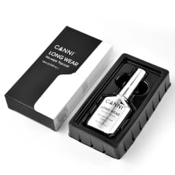 CANNI 18ml TPO Free Long Wear No-wipe Bright Topcoat Peeloff Base Coat 5g Crystal Magnetic Cat Eye Gel Sparkling Glitter Varnish