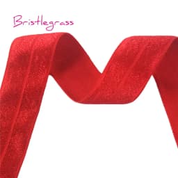 BRISTLEGRASS 2 5 10 Yard 1" 25mm Solid Shiny FOE Fold Over Elastics Spandex Satin Band Headband Underwear Dress Sewing Lace Trim