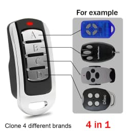 Garage Door Remote Control Duplicator 287MHz-868MHz Multi-Frequency Code Grabber Clone Gate Remote Control Garage Door Opener