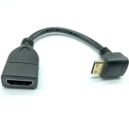 New1080P Mini HDTV Male Up Down Right Left 90 Angled angle to HDMI-compatible Female Converter Adapter M-F Extension Adapter