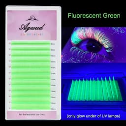 Colour Lash Extension Red Purple Blue Pink White Brown Flu Color False Individual Eyelash Extension Silk Russian Volume Lashes