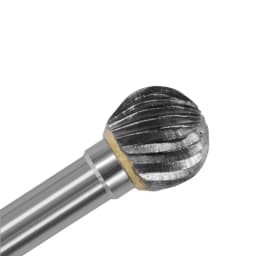 6-16MM Tungsten Steel Grinding Head Carbide Rotary File D Type Spherical Single And Double Slot Cutter End Milling Cutter