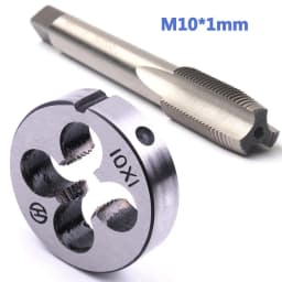 M10/M12/M14/M16/M15/M18/M20 Screw Thread Metric Tap Die Set Right Hand HSS Machine Threading Taper Plug Round Threading