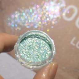 Super Shiny Gold Opal Nail Powder Mermaid Glitter Ultrathin Iridescent Flakes Nail Sequins Pigment Chrome Powder Manicure Decor