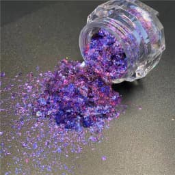 Super Shiny Gold Opal Nail Powder Mermaid Glitter Ultrathin Iridescent Flakes Nail Sequins Pigment Chrome Powder Manicure Decor