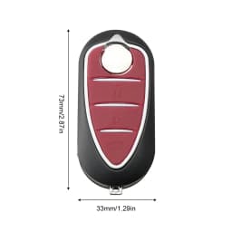 3 Buttons Remote Car Key Shell Fob Uncut Blade Fit Folding Flip Car Key Case Cover Fit for Alfa Romeo Mito Giulietta 159 GTA