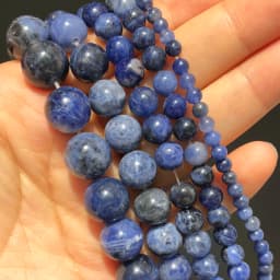 Natural Stone Blue Turquoises Agates Tiger Eye Lapis Lazuli Amazonite Round Beads For Jewelry Making DIY Bracelet Accessories
