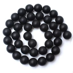 Natural Stone White Black Dull Polish Matte Agates Onyx Smooth Round Beads For Jewelry Making DIY Bracelet 15'' 4 6 8 10 12mm