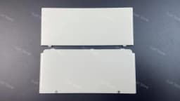 1pc For New 3DS Top Bottom Faceplate Cover Plates Upper Back Battery Housing Shell Case Black White Housing Case