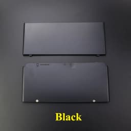 1pc For New 3DS Top Bottom Faceplate Cover Plates Upper Back Battery Housing Shell Case Black White Housing Case