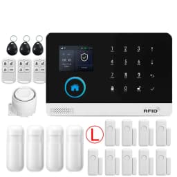GSM Alarm System for Home Works with TUYA Smart Home App Burglar Security 433MHz 2G WiFi Alarm Wireless Control PG103