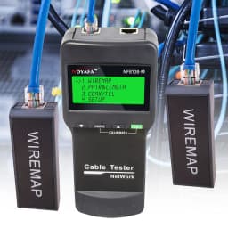 NOYAFA NF-8108M Digital LAN Cable Tester RJ45 Network Meter 5E 6E Coaxial Cable Tracker Tool for Measuring Network Cable Length