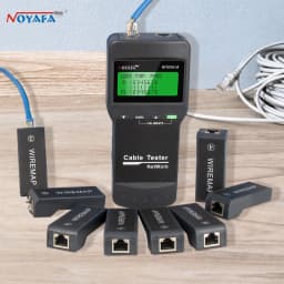 NOYAFA NF-8108M Digital LAN Cable Tester RJ45 Network Meter 5E 6E Coaxial Cable Tracker Tool for Measuring Network Cable Length