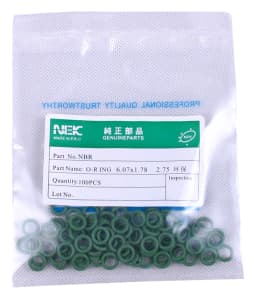70pcs( 10.8*2.4mm ) #8 R134a NBR Rubber O-Ring Seal Kit, High Temperature Resistance for Car Air Conditioning Valve 5/16 3/8 1/2