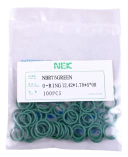 70pcs( 10.8*2.4mm ) #8 R134a NBR Rubber O-Ring Seal Kit, High Temperature Resistance for Car Air Conditioning Valve 5/16 3/8 1/2