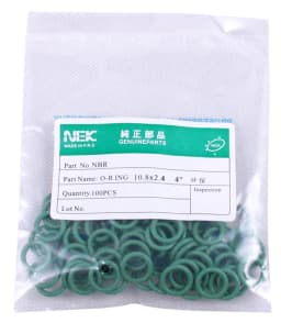 70pcs( 10.8*2.4mm ) #8 R134a NBR Rubber O-Ring Seal Kit, High Temperature Resistance for Car Air Conditioning Valve 5/16 3/8 1/2