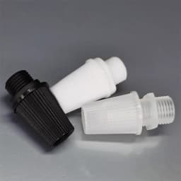 Plastic Cable 25PCS/lotStrain Plastic White/Black Reliefs Wire Clamp Male M10Thread Cord Grips For Pendant Light Accessories