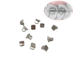 10pcs/bag Dental Materials Bite Turbos Orthodontic Tongue Tamer Habbit Correction Button Orthodontic Bondable Bracket