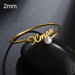 31 Styles New Stainless Steel Customized Bangle Personalized Nameplate Letter Heart Bracelet For Women Girl Jewelry Wedding Gift