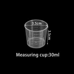 20pcs 30ml Transparent Plastic Measuring Cups Disposable Liquid Pot Container For Epoxy Resin Silicone Mold DIY Jewelry Making