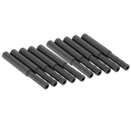 10Pcs Black Golf Club Carbon Fiber Extension Rods Kit Butt Extender Stick for Iron /Graphite Shaft Putter Golf Accessories 125mm