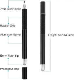 2 in 1 Stylus Drawing Tablet Pens Capacitive Screen Caneta Touch Pen for Mobile Android Phone Smart Pencil Accessories Newest