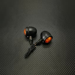 Motorbike Turn Signal Lights for Cruiser Bobber Sportster Cafe Racer Universal 12V Retro Metal Blinkers Single Wire Clignotant