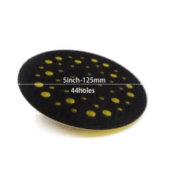 5 inch 125mm 44 Holes Sander Backing Pad Hook&Loop Sanding Pads with 5/16-24T Thread Dust Free Sanding Disc Holder for MIRKA