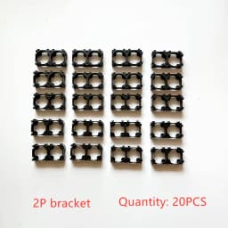 10/20/50/100PCS 18650 Battery Holder Safety Anti Vibration Holder Bracket Li-ion Cell Holder Cylindrical Plastic Case