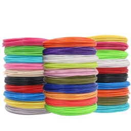 PLA Filament Diameter 1.75mm Color 3D Printing Material for 3D Pen, 10/20/30 Colors, 100M 150M 200M, Colorless, Odorless and Saf