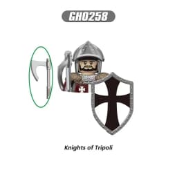 Medieval Knight Serie Figures Building Blocks Warrior Soldiers Guards Lion Heart Hospital Teutonic Knight Battle Pastor Kid Gift
