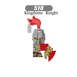 Medieval Knight Serie Figures Building Blocks Warrior Soldiers Guards Lion Heart Hospital Teutonic Knight Battle Pastor Kid Gift