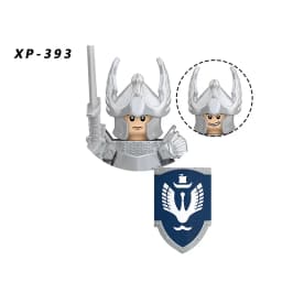 Medieval Knight Serie Figures Building Blocks Warrior Soldiers Guards Lion Heart Hospital Teutonic Knight Battle Pastor Kid Gift