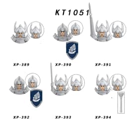 Medieval Knight Serie Figures Building Blocks Warrior Soldiers Guards Lion Heart Hospital Teutonic Knight Battle Pastor Kid Gift