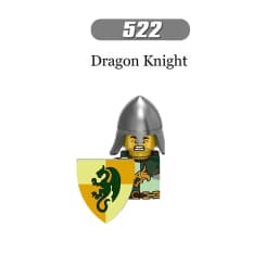 Medieval Knight Serie Figures Building Blocks Warrior Soldiers Guards Lion Heart Hospital Teutonic Knight Battle Pastor Kid Gift