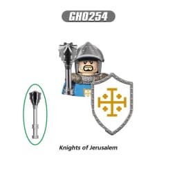 Medieval Knight Serie Figures Building Blocks Warrior Soldiers Guards Lion Heart Hospital Teutonic Knight Battle Pastor Kid Gift