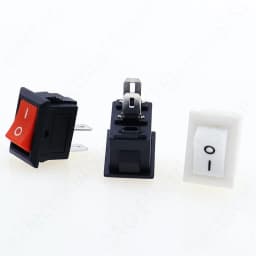 5/10Pcs Push Button Switch 10x15mm SPST 2Pin 3A 250V KCD11 Snap-in On/Off Rocker Switch 10MM*15MM Black Red and White