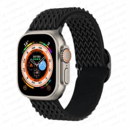 Scrunchie Strap for Apple Watch Band 45mm 44mm 40mm 41mm 42mm 46mm 49mm Elastic Nylon Bracelet iWatch 12 11 9 8 7 6 5 SE Ultra 4