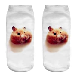 Fashion Animal Socks 3D Printed Funny Kawaii Women Cute Pets Fitness Hamster Sokken Many Style Cool Dropship