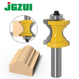 1PC 1/2' 12mm,6mm,8mm Shank Bullnose with Bead Column Router Bit Line Knife Woodworking Cutter Tenon Cutter for Woodworking Tool