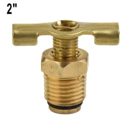 AIR COMPRESSOR TANK 1/4 DRAIN PLUG VALVE / TAP / DRAIN COCK WITH T-HANDLE Air Compressors 1*1/4 Blowdown Valve