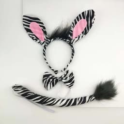 Adult Kids Party Koala Bear Ear Headband Bow Tie Tail Set Gifts Animal Hair Bands Plush Birthday Halloween Costume Cosplay