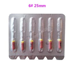 Dental C+ files Endodontic C-pilot files Stainless Steel C Files 6-10# 6pcs/pack Root Canal Files 25mm For Endodontic Dentistry