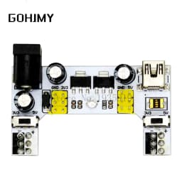 3.3V/5V MB102 Breadboard power module+MB-102 830 points Prototype Bread board for arduino kit +65 jumper wires wholesale GOHJMY