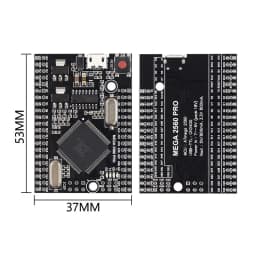 Mega2560 Mega 2560 PRO MINI 5V (Embed) CH340G ATmega2560-16AU MICRO TYPE-C With Male Pinheaders Compatible For Arduino Mega