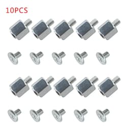 10 Sets M.2 Solid State Disk Mounting Stand Off Screw Hex Nut for A SUS M2 Motherboard SSD Series