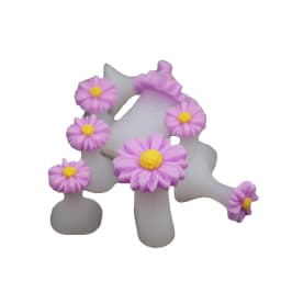 Candy Color 8pcs Daisy Silicone Toe Separator Foot Finger Divider Form Manicure Pedicure Care Nail Art Tool Holder Accessory