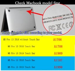 Soft for Macbook Pro 13 15 2016 2018 A1706 A1989 A1707 Keyboard Cover US EU SiliconFor Macbook Pro 13 15 Touch Bar Keyboard Skin