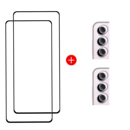 Glass For Samsung Galaxy S21 FE Tempered Glass Samsung S23 FE S21 S20 FE Glass Full Cover Screen Len Film Protector Film